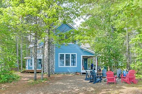 Waterfront Cheboygan Home w/ Fire Pit