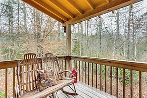 Deck & Fire Pit: Smoky Mountain Cabin Hideaway!
