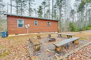 Deck & Fire Pit: Smoky Mountain Cabin Hideaway!