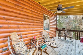 Deck & Fire Pit: Smoky Mountain Cabin Hideaway!