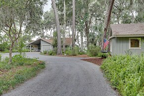 Secluded Riverfront Home w/ Dock Under Mossy Oaks