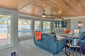 Dock & Fire Pit: Lakefront Cedar Creek Home!