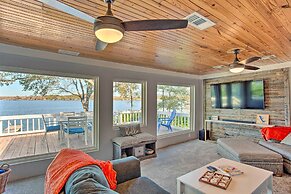 Dock & Fire Pit: Lakefront Cedar Creek Home!