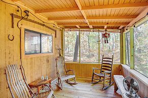 Secluded Tallassee Cabin w/ Fire Pit & Porch!