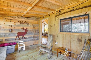 Secluded Tallassee Cabin w/ Fire Pit & Porch!