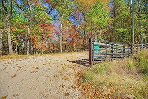Secluded Tallassee Cabin w/ Fire Pit & Porch!