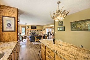 Tranquil Riverside Home w/ Wraparound Deck & Views