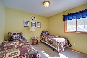 Bright Minong Vacation Rental on Little Sand Lake!