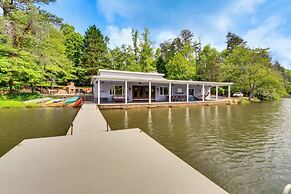 Lakefront Six Mile Retreat w/ Hot Tub & Dock!