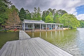 Hot Tub, Dock, Lakefront: Luxe Six Mile Retreat