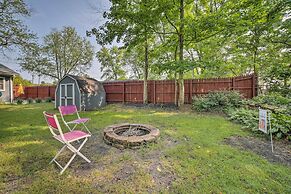 Riverside Niles Retreat w/ Fire Pit & Grill!