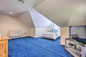 Classy Getaway w/ Deck & Yard < 1 Mi to Beach