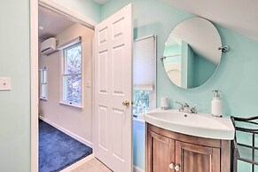 Classy Getaway w/ Deck & Yard < 1 Mi to Beach