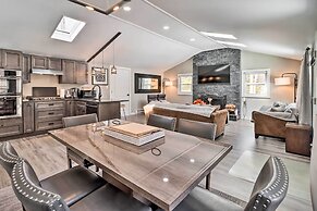 Hot Tub & Fire Pit: Modern Pocono Mountain Home