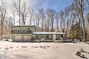 Hot Tub & Fire Pit: Modern Pocono Mountain Home