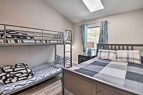 Hot Tub & Fire Pit: Modern Pocono Mountain Home