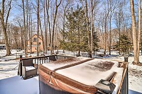 Hot Tub & Fire Pit: Modern Pocono Mountain Home