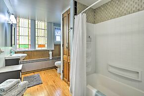 Lisle Apt: Fireplace & Stained Glass Windows!