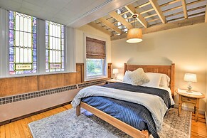 Lisle Apt: Fireplace & Stained Glass Windows!
