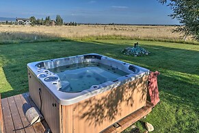 Stunning Driggs Retreat w/ Private Hot Tub & Pond!