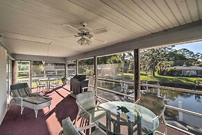 Canalfront Home w/ Private Dock - 5 Mi to Beaches!