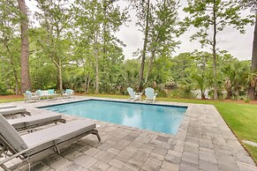 Golf, Dine & Swim: Sleek Palmetto Dunes Home!