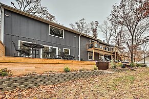 Lakefront Rogers Getaway w/ Hot Tub & Deck!