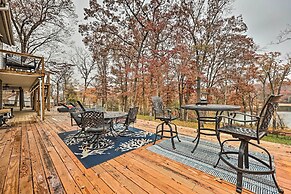 Lakefront Rogers Getaway w/ Hot Tub & Deck!