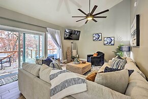 Lakefront Rogers Getaway w/ Hot Tub & Deck!