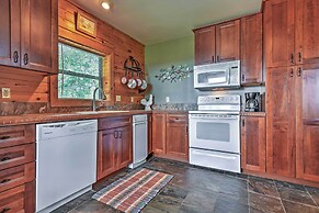 Hillside Cabin on 43 Acres w/ Private Lake & View!