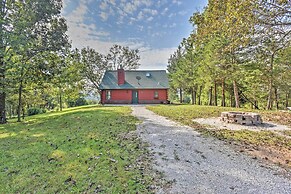 Hillside Cabin on 43 Acres w/ Private Lake & View!