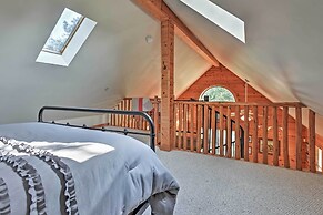 Hillside Cabin on 43 Acres w/ Private Lake & View!