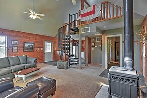 Hillside Cabin on 43 Acres w/ Private Lake & View!