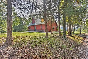 Hillside Cabin on 43 Acres w/ Private Lake & View!