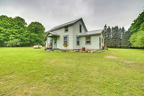 Fife Lake Farmhouse w/ Peaceful Yard & Fire Pit!