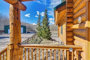 Spacious Fairplay Log Home w/ Patio & Fire Pit!