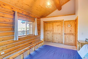 Spacious Fairplay Log Home w/ Patio & Fire Pit!