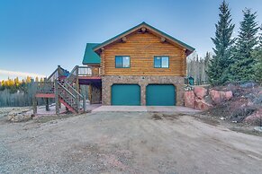 Spacious Fairplay Log Home w/ Patio & Fire Pit!