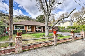 Wine Country Retreat at Private Creekside House!