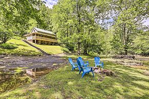 Private Riverfront Escape w/ Fire Pit & Grill