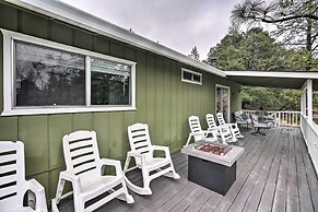 Forest-view Deck + Fire Pits: Pine Grove Retreat!