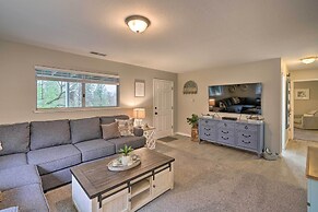 Forest-view Deck + Fire Pits: Pine Grove Retreat!