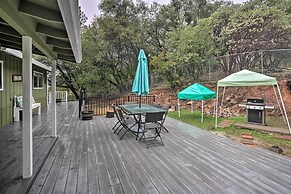 Forest-view Deck + Fire Pits: Pine Grove Retreat!