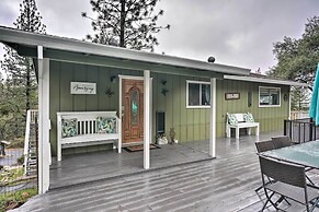 Forest-view Deck + Fire Pits: Pine Grove Retreat!
