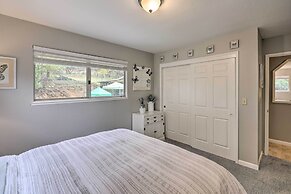 Forest-view Deck + Fire Pits: Pine Grove Retreat!
