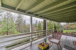 Forest-view Deck + Fire Pits: Pine Grove Retreat!