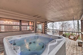 Charming Cabin w/ Hot Tub, Fire Pit & Views!