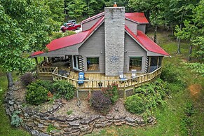 Charming Cabin w/ Hot Tub, Fire Pit & Views!