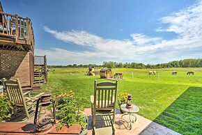 Duluth Studio w/ Fire Pit on Working Horse Farm!