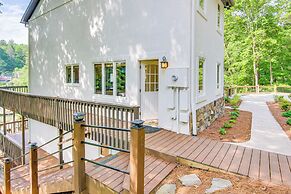 2-story Deck: Waterfront Lake Lure Home!